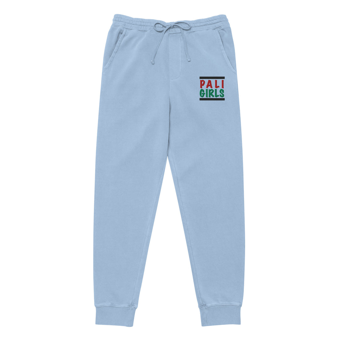 Palestinian Girls - Women Pigment-Dyed Sweatpants, Pigment Dyed Sweatpants Pigment Light Blue