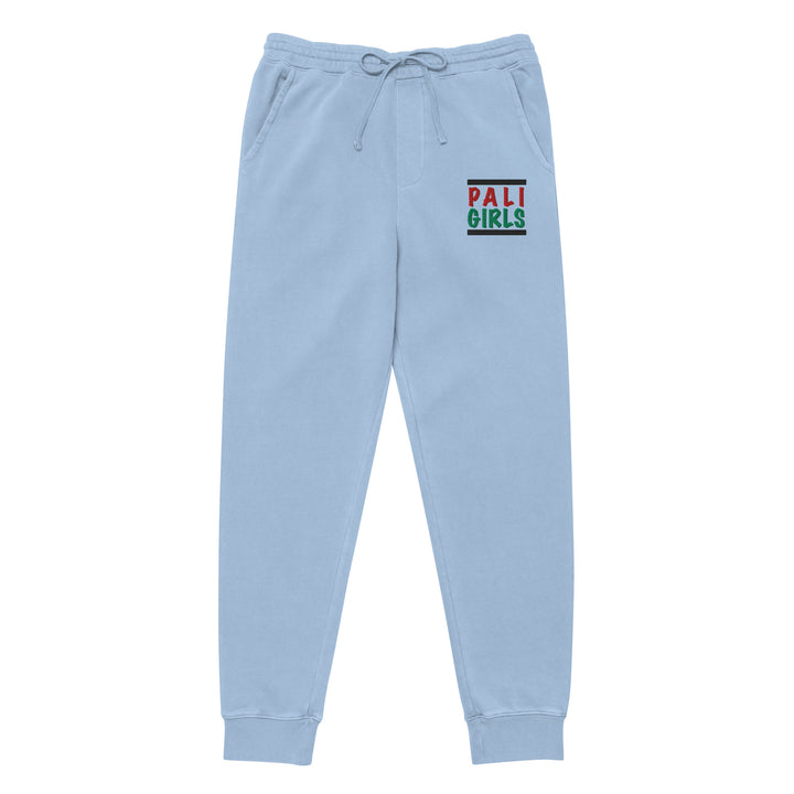 Palestinian Girls - Women Pigment-Dyed Sweatpants, Pigment Dyed Sweatpants Pigment Light Blue