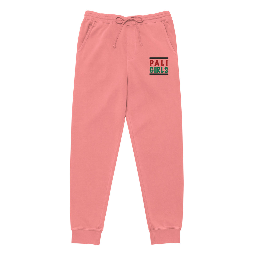 Palestinian Girls - Women Pigment-Dyed Sweatpants, Pigment Dyed Sweatpants Pigment Pink