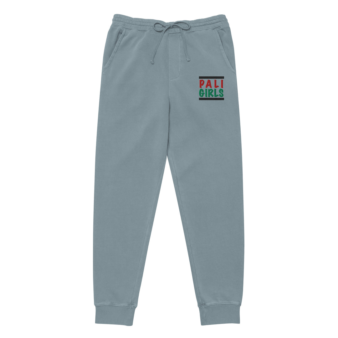 Palestinian Girls - Women Pigment-Dyed Sweatpants, Pigment Dyed Sweatpants Pigment Slate Blue