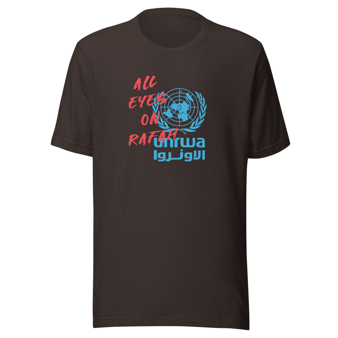 All Eyes on Rafah - Women’s T-Shirt, T Shirt Brown