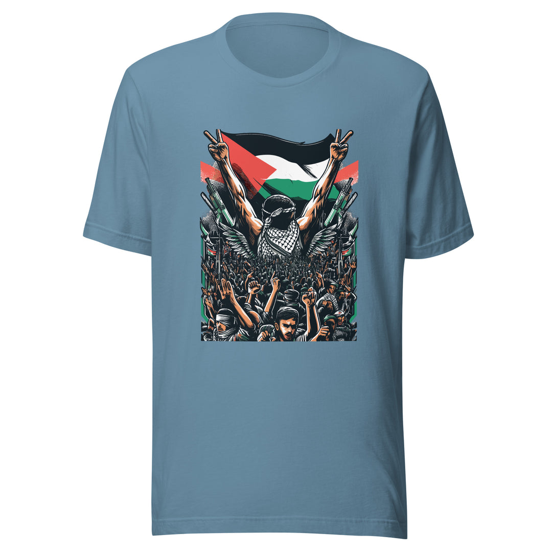 Art by Moh - Women’s T-Shirt, T Shirt Steel Blue