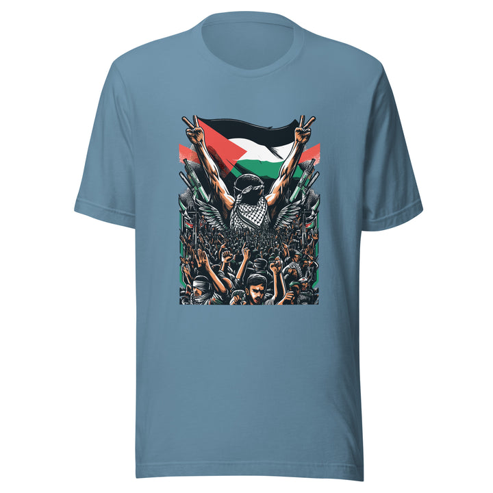 Art by Moh - Women’s T-Shirt, T Shirt Steel Blue