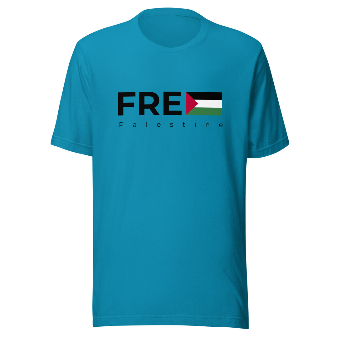 Free Palestine - Women’s T-Shirt, T Shirt Aqua