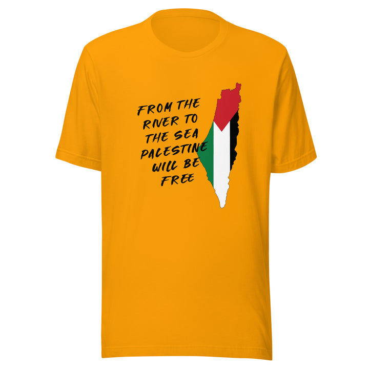 From the River to the Sea - Women’s T-Shirt, T Shirt Gold