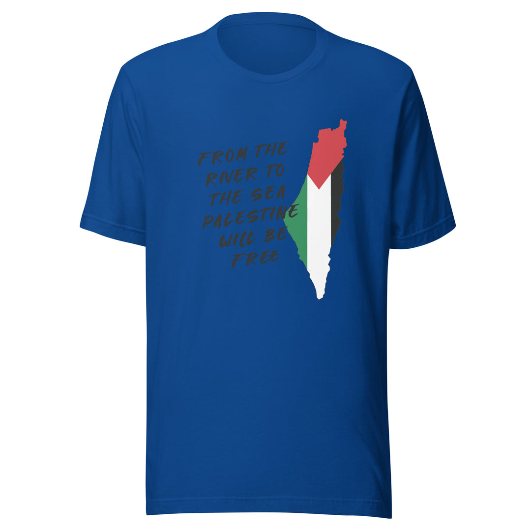 From the River to the Sea - Women’s T-Shirt, T Shirt True Royal