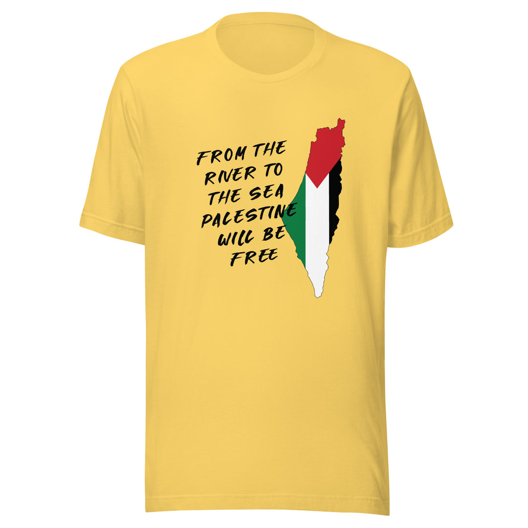 From the River to the Sea - Women’s T-Shirt, T Shirt Yellow