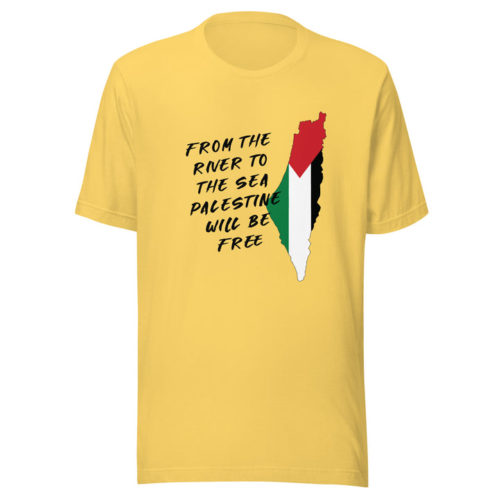 From the River to the Sea - Women’s T-Shirt, T Shirt Yellow