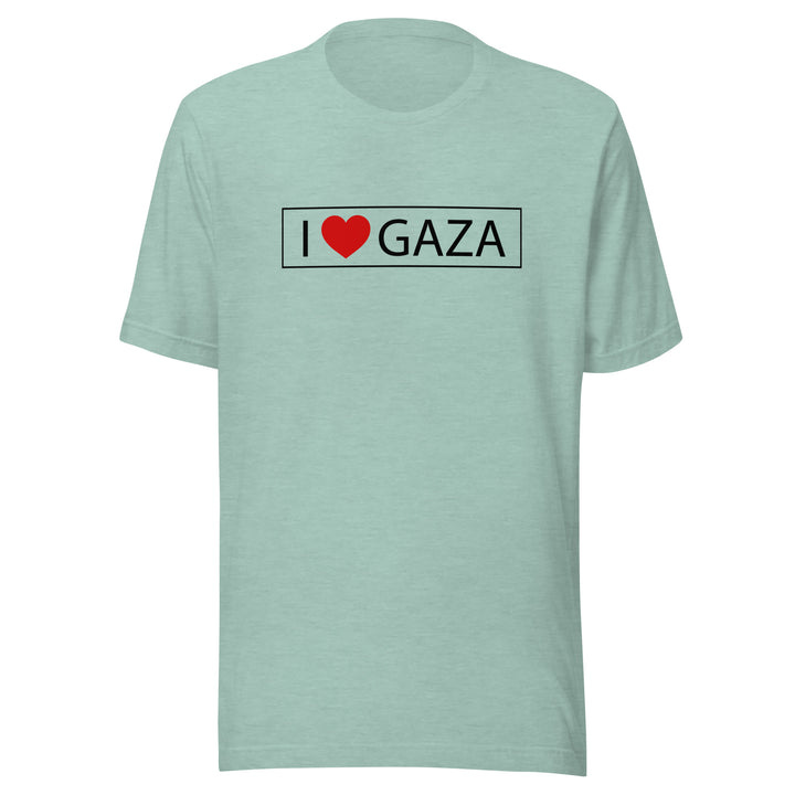 I Love Gaza - Women’s T-Shirt, T Shirt Heather Prism Dusty Blue