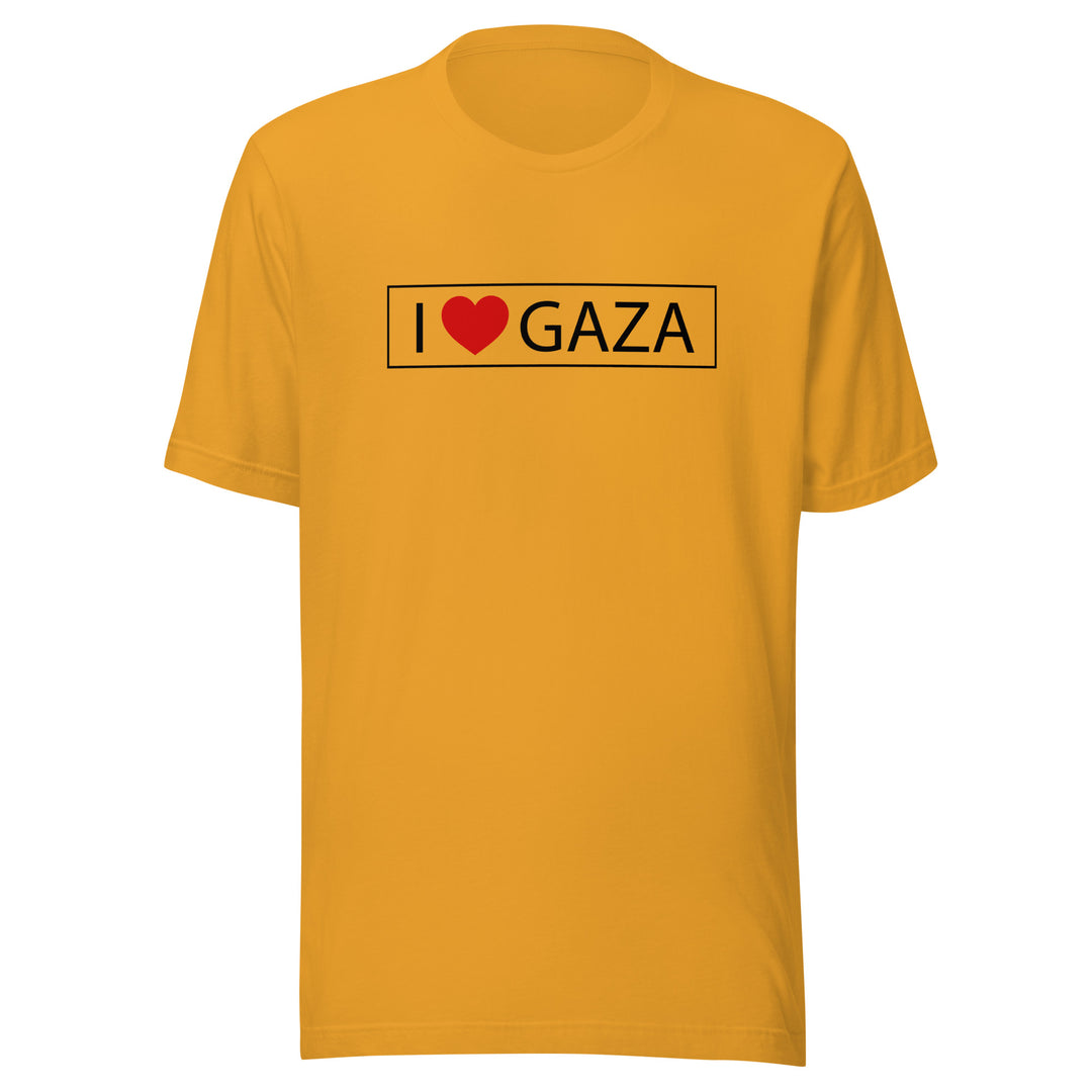 I Love Gaza - Women’s T-Shirt, T Shirt Mustard