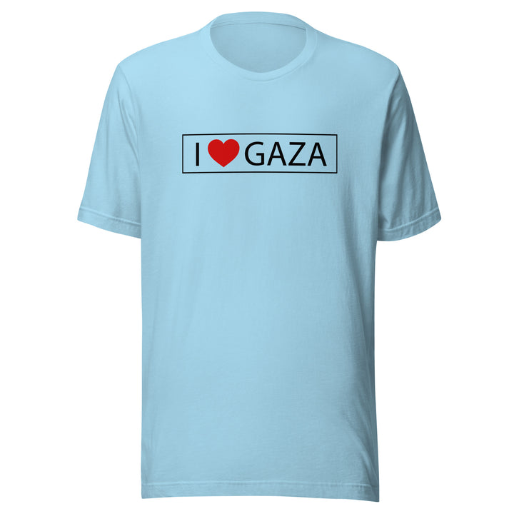 I Love Gaza - Women’s T-Shirt, T Shirt Ocean Blue
