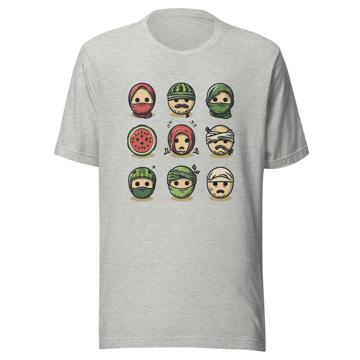 Palestine Emoji - Women’s T-Shirt, T Shirt Athletic Heather