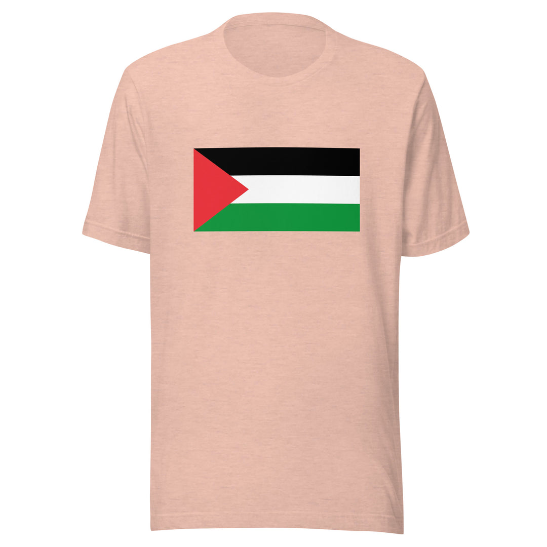 Palestine Flag - Women’s T-Shirt, T Shirt Heather Prism Peach