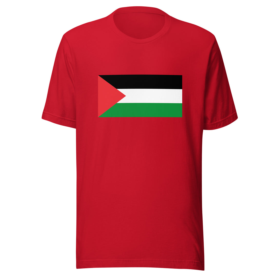 Palestine Flag - Women’s T-Shirt, T Shirt Red