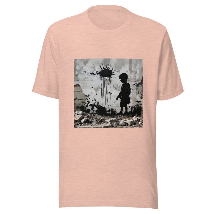 Palestine Wall - Women’s T-Shirt, T Shirt Heather Prism Peach