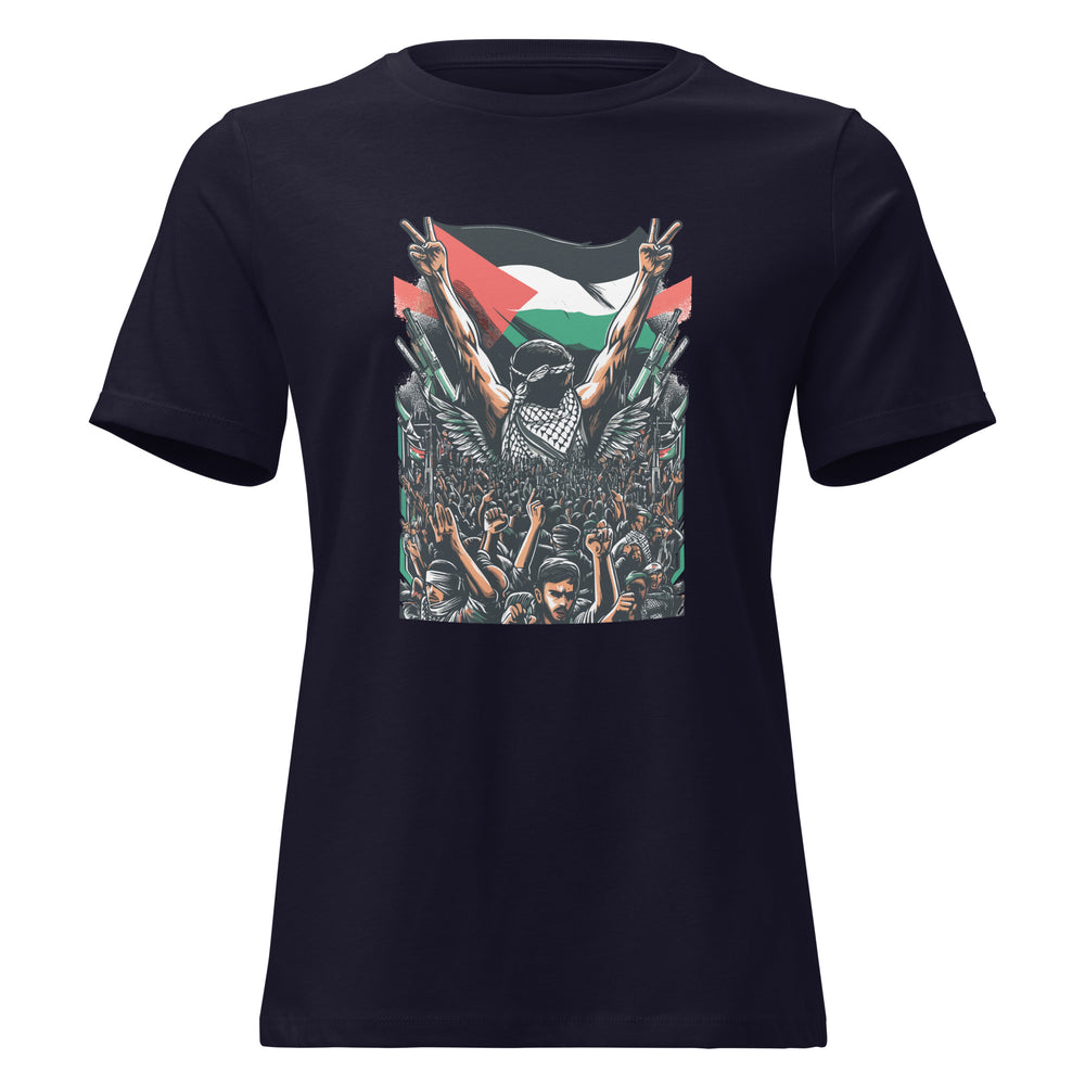 Art by Moh - Women's Relaxed T-Shirt, Womens Relaxed T Shirt Navy