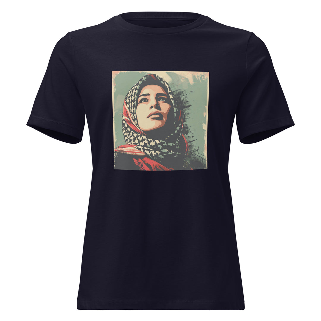 Hope - Women's Relaxed T-Shirt, Womens Relaxed T Shirt Navy