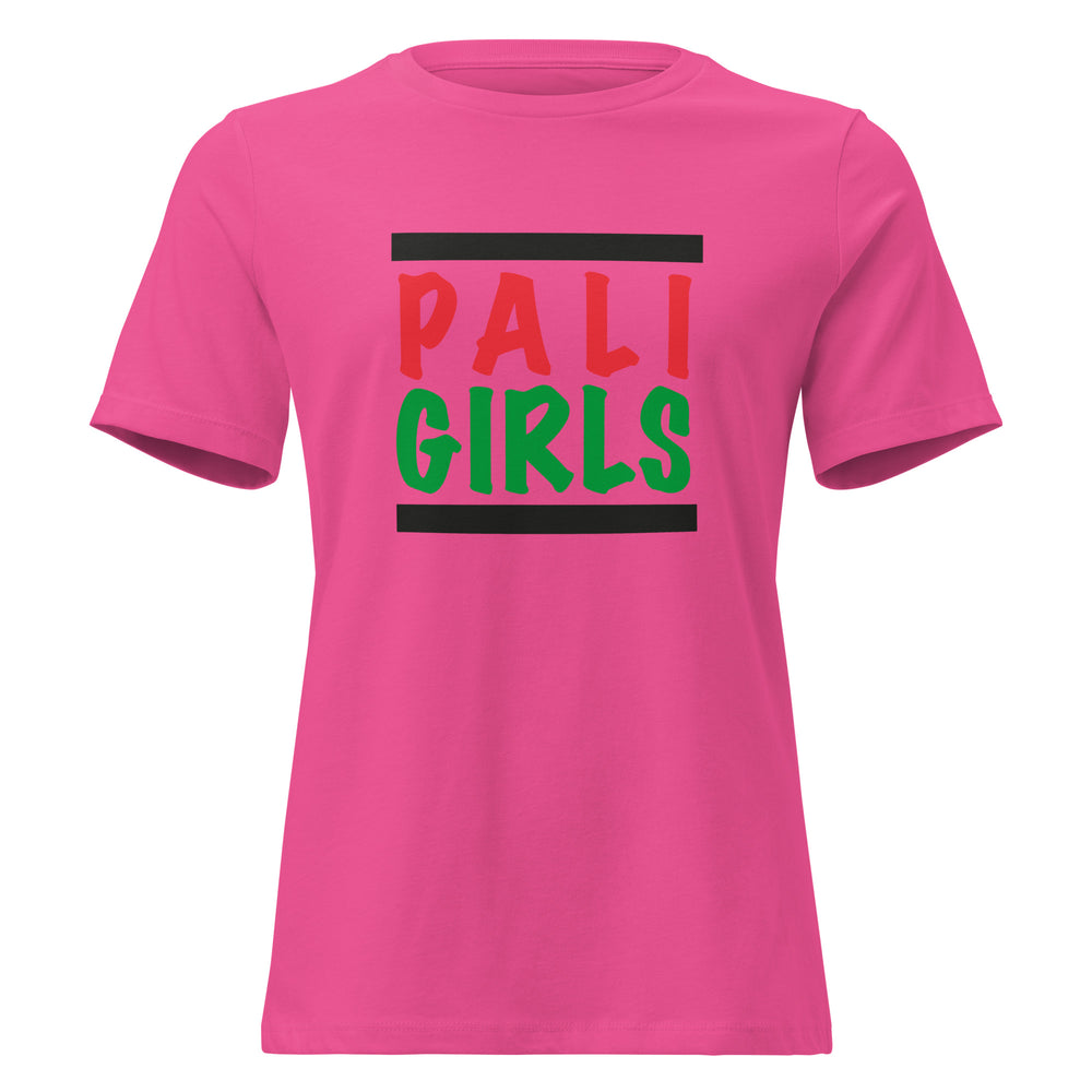 Palestinian Girls - Women's Relaxed T-Shirt, Womens Relaxed T Shirt Berry
