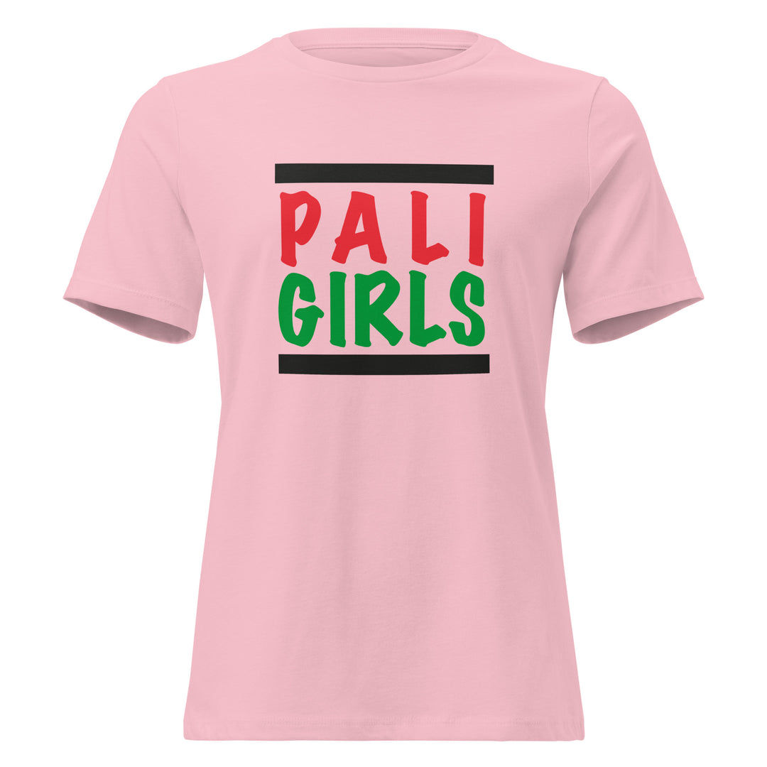 Palestinian Girls - Women's Relaxed T-Shirt, Womens Relaxed T Shirt Pink