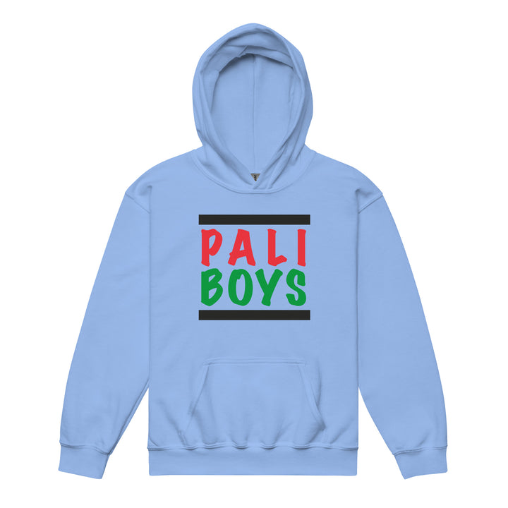 Palestinian Boys - Youth Heavy Blend Hoodie, Carolina Blue