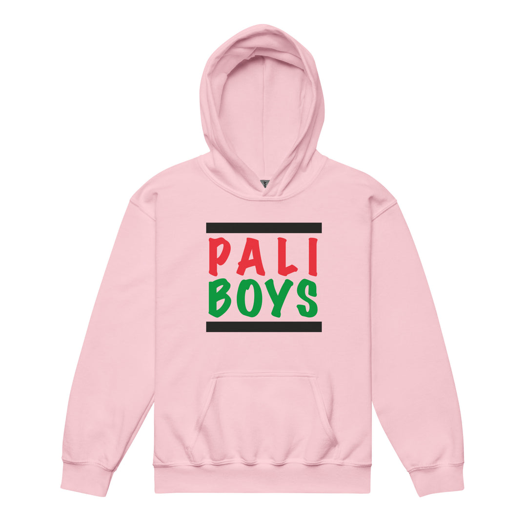 Palestinian Boys - Youth Heavy Blend Hoodie, Light Pink