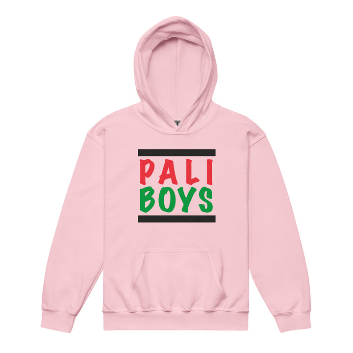 Palestinian Boys - Youth Heavy Blend Hoodie, Light Pink