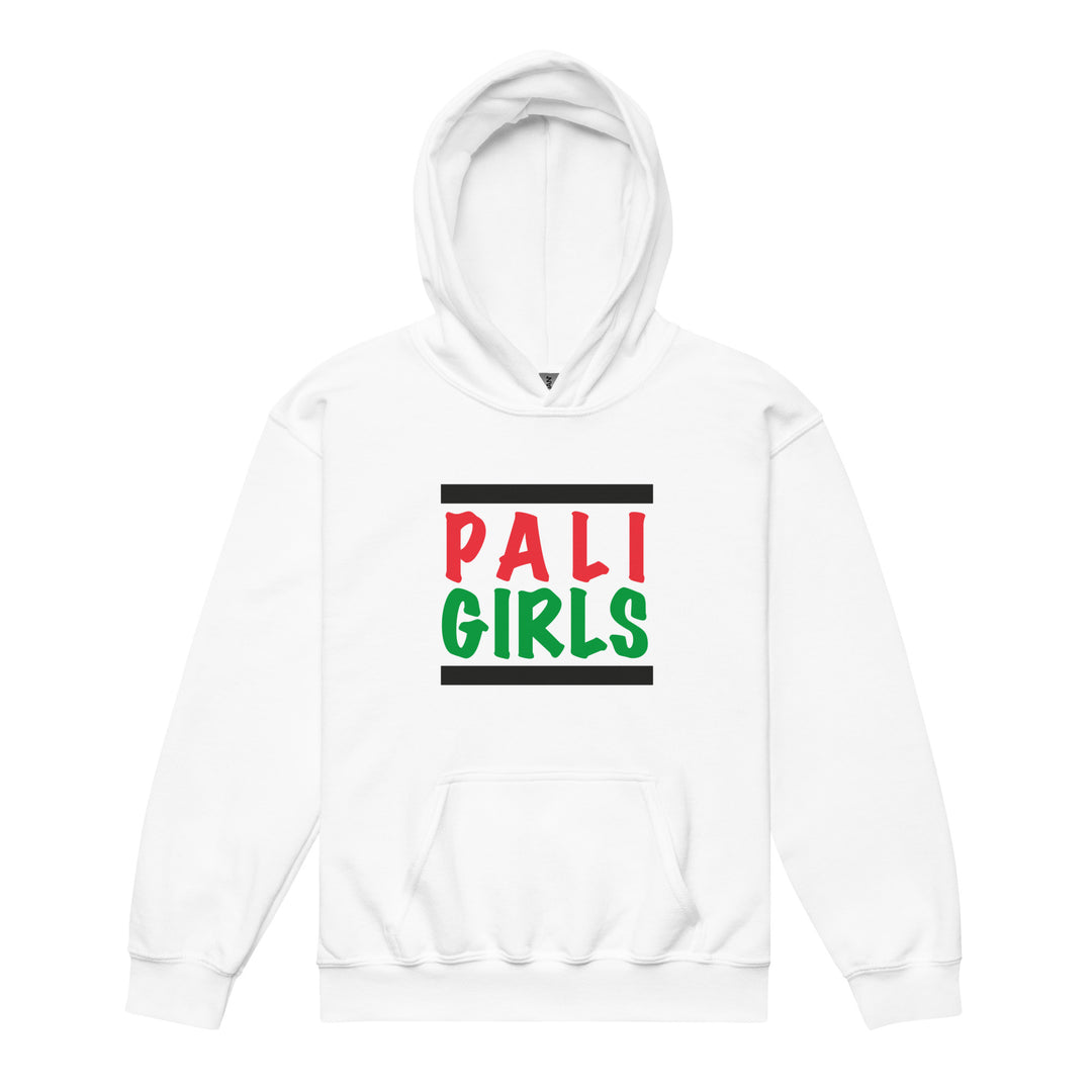 Palestinian Girls - Youth Heavy Blend Hoodie, White