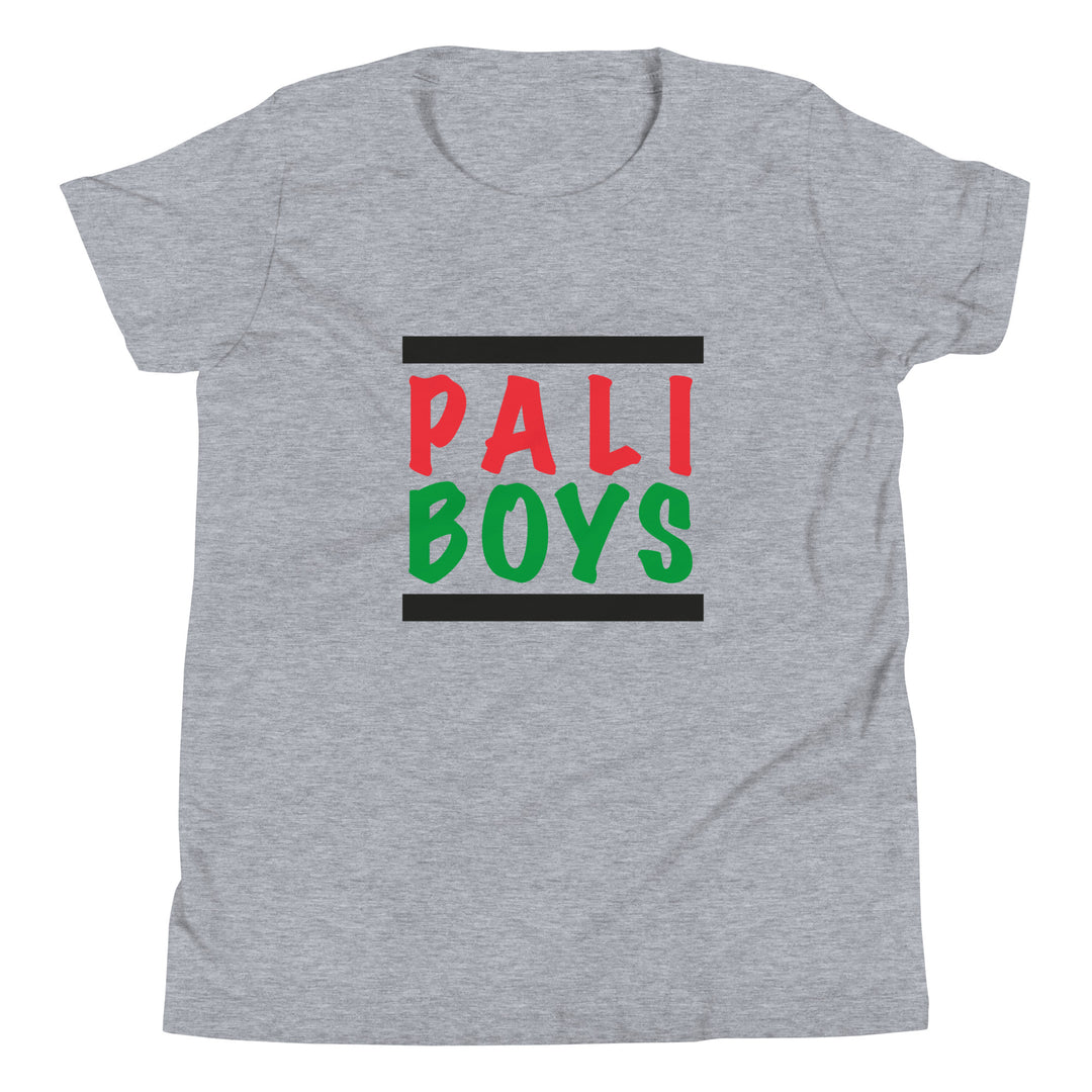 Palestinian Boys - Youth Short Sleeve T-Shirt, Heather