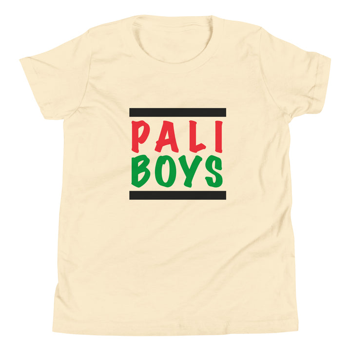 Palestinian Boys - Youth Short Sleeve T-Shirt, Natural