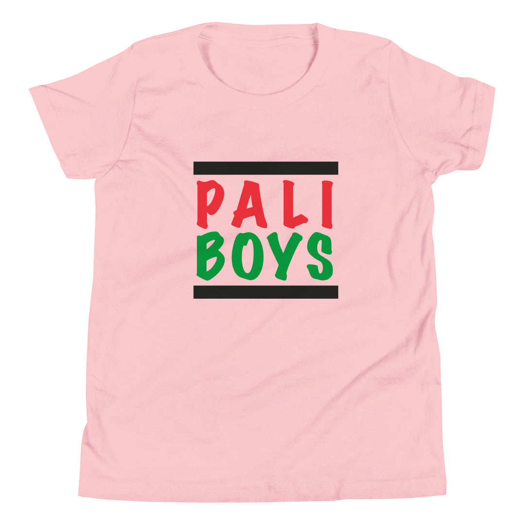 Palestinian Boys - Youth Short Sleeve T-Shirt, Pink