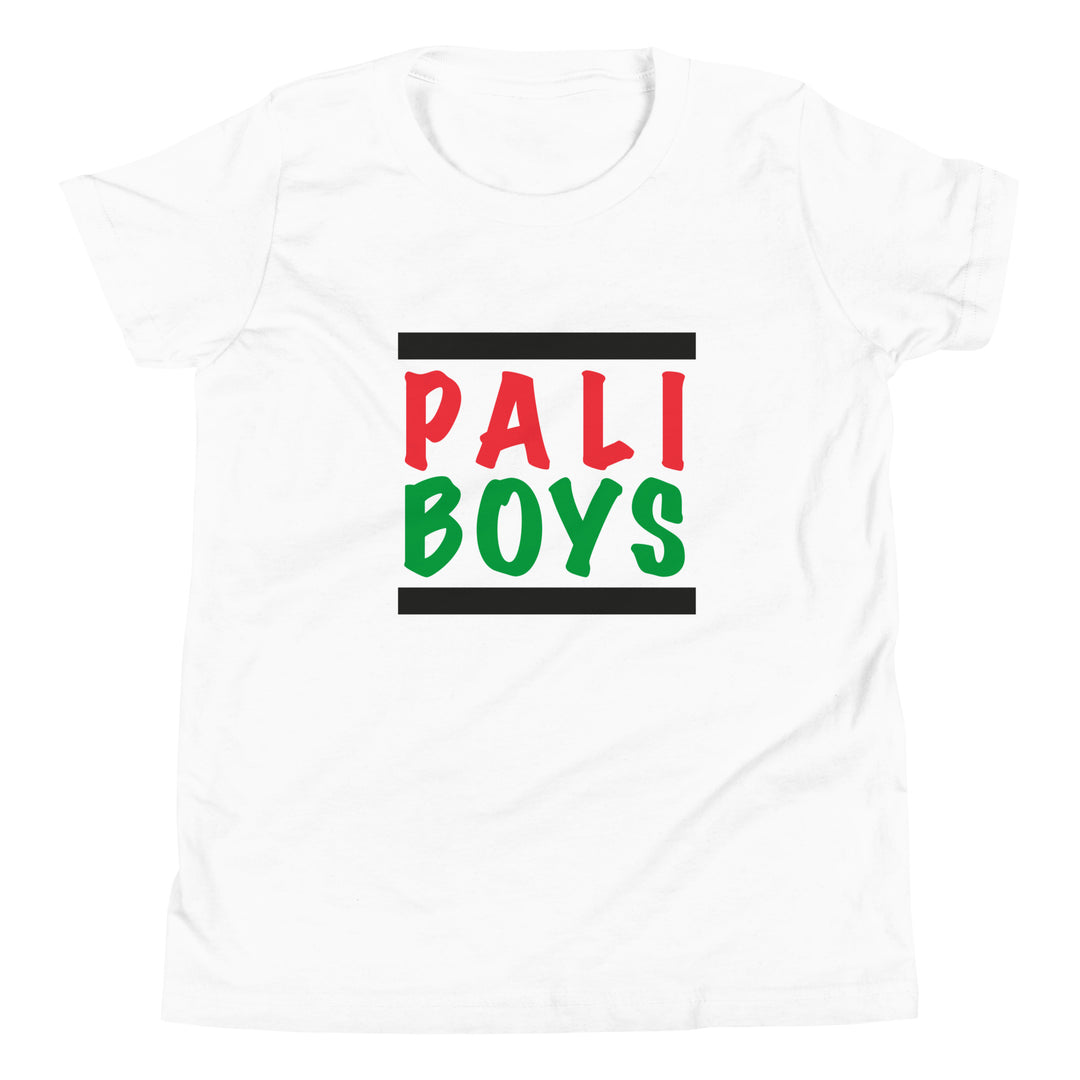 Palestinian Boys - Youth Short Sleeve T-Shirt, White