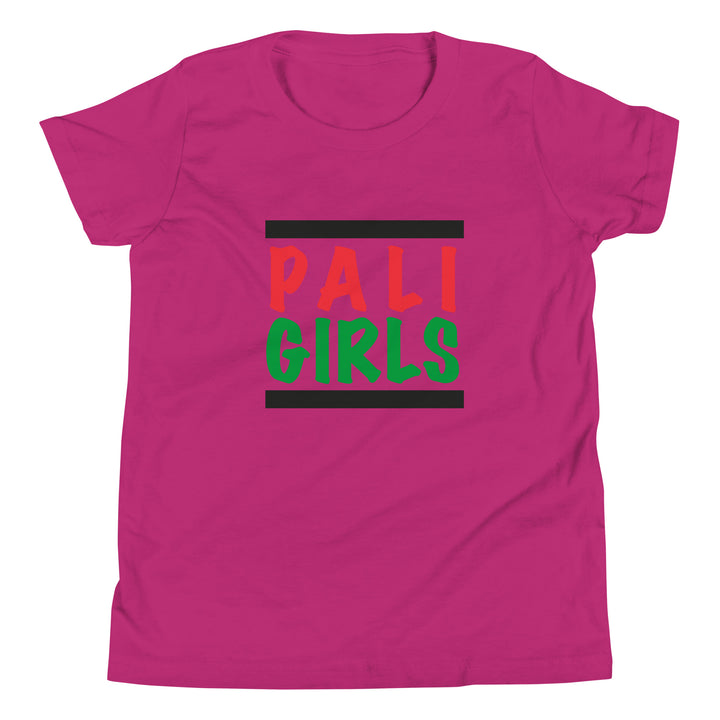 Palestinian Girls - Youth Short Sleeve T-Shirt, Berry