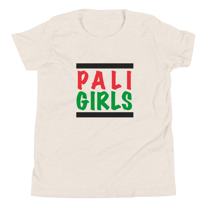 Palestinian Girls - Youth Short Sleeve T-Shirt, Heather Dust