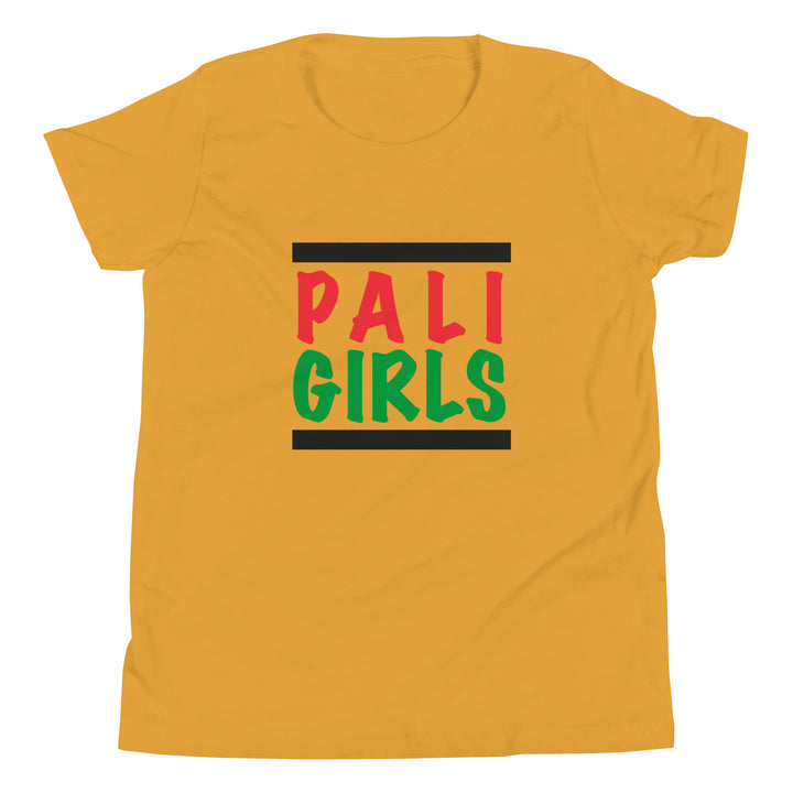 Palestinian Girls - Youth Short Sleeve T-Shirt, Mustard