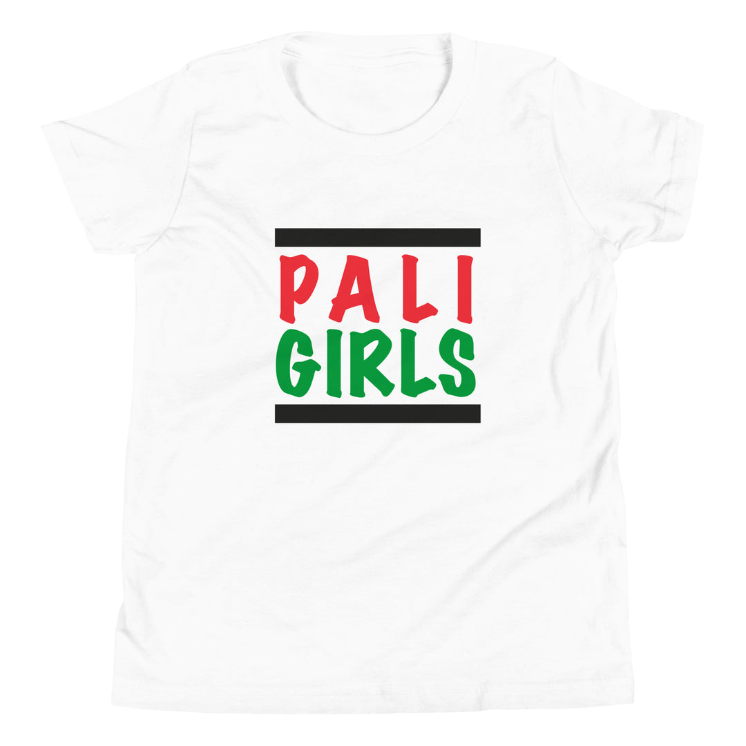 Palestinian Girls - Youth Short Sleeve T-Shirt, White